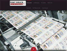 Tablet Screenshot of pontdruck.com